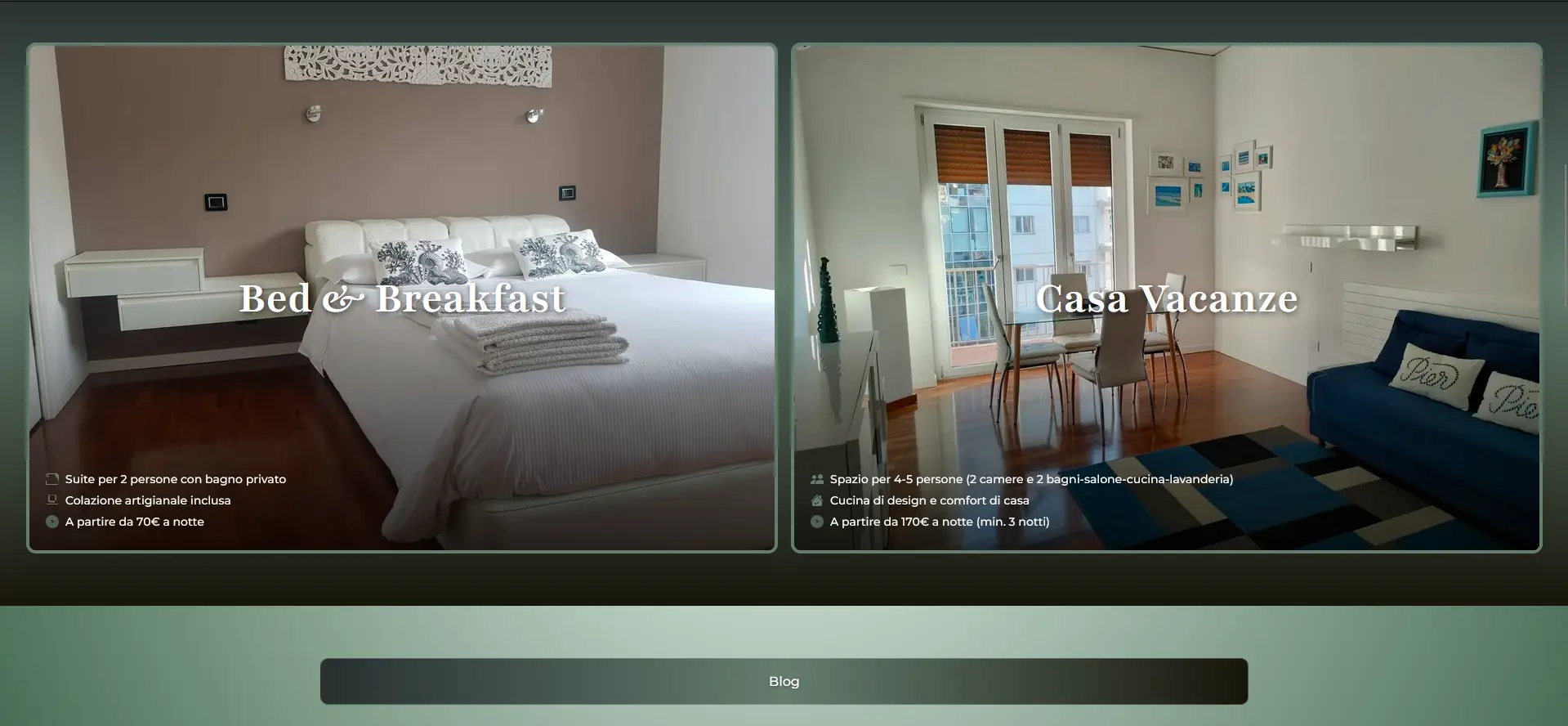Sito web per strutture ricettive B&B Stefani